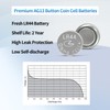 Fuspower LR44 Batteries AG13 303 357 A76 SR44 Alkaline Button
