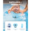 BALDR Floating Pool Thermometer, Solar Powered Pool Thermometer, Easy-to-Read/Use