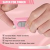 WORKPRO Ceramic Small Safety Box Cutter, Automatic Rebound Mini Letter