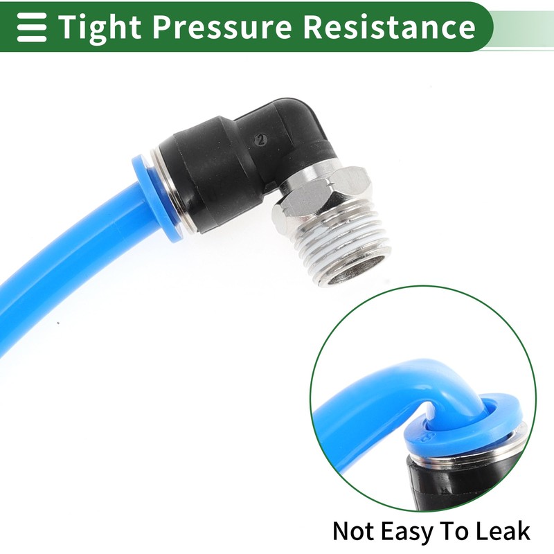 TUCKBOLD Push to Connect Air Fittings 1/2" 90 Degree Air