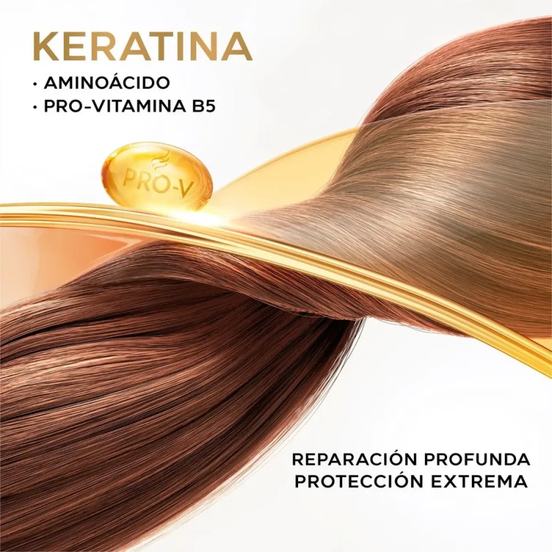 Crema para peinar termoprotectora Pantene Keratina Pro Vitamina B5 300