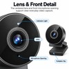 4K USB Webcam for Video Calls & Streaming – 8MP