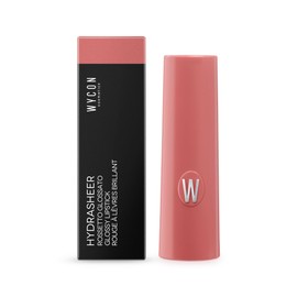 WYCON Cosmetics Hydrasheer Glossy Lipstick, Shiny Lipstick, Soft and Comfortable Formula, Moist Lip Effect - 08 Rose