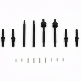 Mesimsple Steel Front Rear Axle Driveshaft Set for FMS 1/24 FCX24 Power Wagon RTR CVD Drive Shaft Smasher Monster K5 Upgrades Part