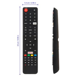 WINFLIKE New 06-532W54-EDS1XS Replacement Remote Control fit for Continental Edison LED HDTV TV 06-532W54-EDS1XS DH1906241878 Remote Controller