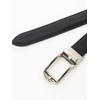 Beams Heart Men's Leather Belt Design Belt, Braun