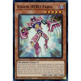YU-GI-OH! Vision Hero Faris (UR) - RA01-EN004 - Ultra Rare - 1st Edition - Collectible Card - Trading Card - 1 Piece