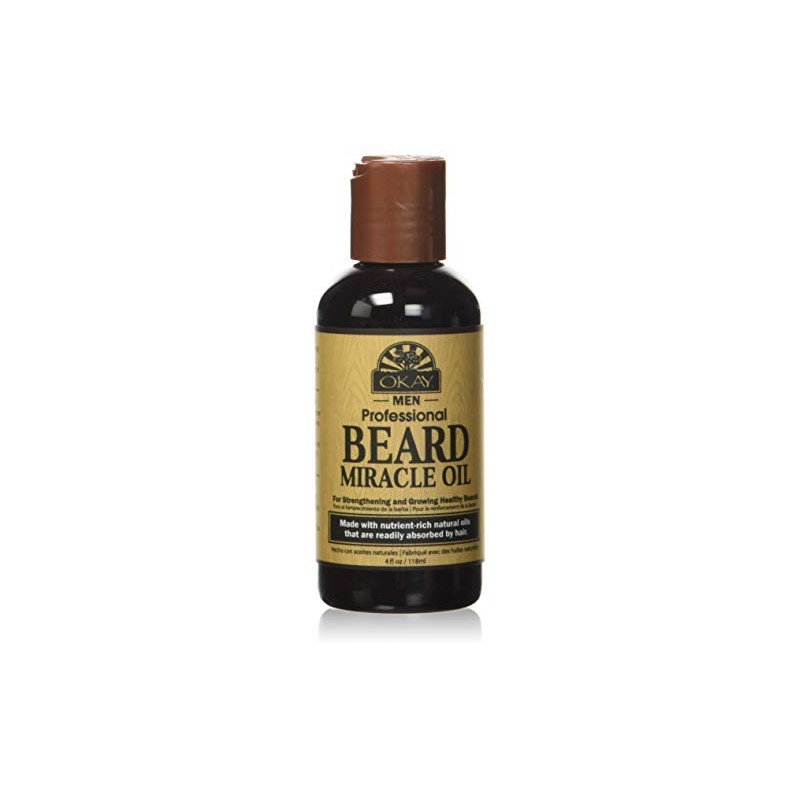 OKAY MEN BEARD MIRACLE OIL 4oz / 118ml