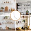 Shelf Brackets White 4 Pcs 6 Inch Premium Right Angle