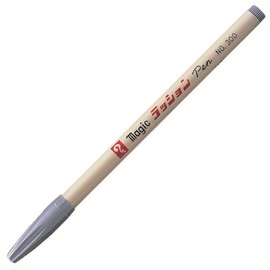 Teranishi Chemical Magic Water-Based Lussion Pen No.300, Bright Gray, 10 Pieces B-M300-T13