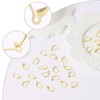TMMATE 100pcs 18K Gold Filled Leverback Earring Hooks, Hypoallergenic French