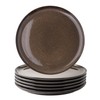 LERATIO Ceramic Dinner Plates Set of 6, 10.5 Inch Reactive