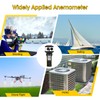 INFURIDER Digital Cup Anemometer, Handheld Wind Speed Meter with Anti-dust