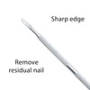 4 PCS Professional Cuticle Remover Stainless Steel Cuticle Pusher Tool