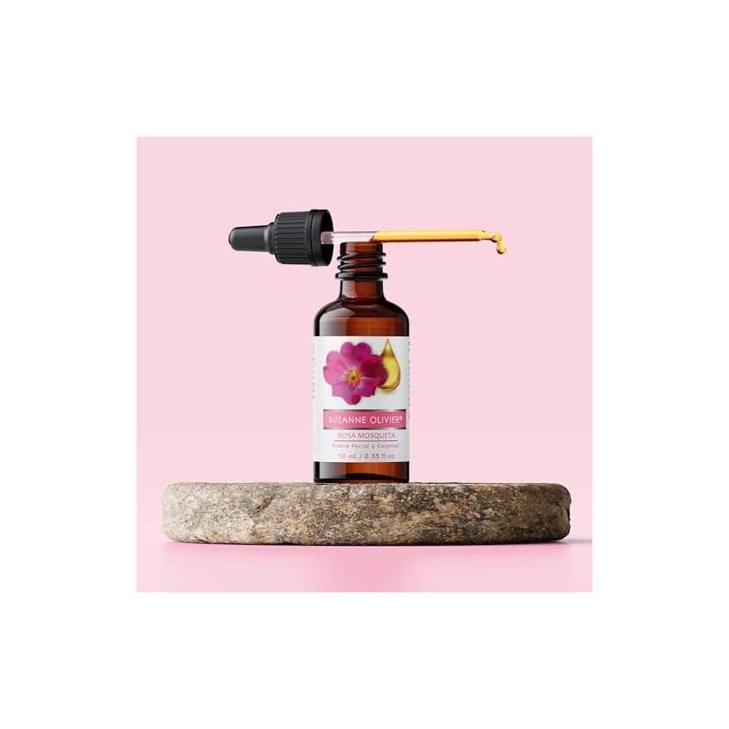 Suzzane Olivier Aceite Facial y Corporal Rosa Mosqueta, 10 ml