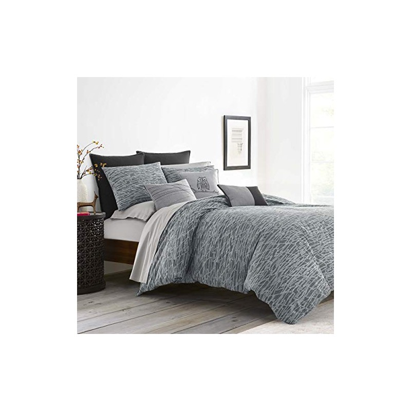 ED Ellen DeGeneres Euro Sham Comforter Set Black