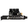 PCIe 3.0 x1 to 6-Port SATA Expansion Card, ASM1166, 6Gbps