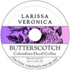 Butterscotch Colombian Decaf Coffee (Single Serve K-Cup Pods) (Gourmet, Naturally