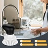 MR.SIGA Dish Scrub Brush, Palm Brush Dish Scrubber with Ergonomic
