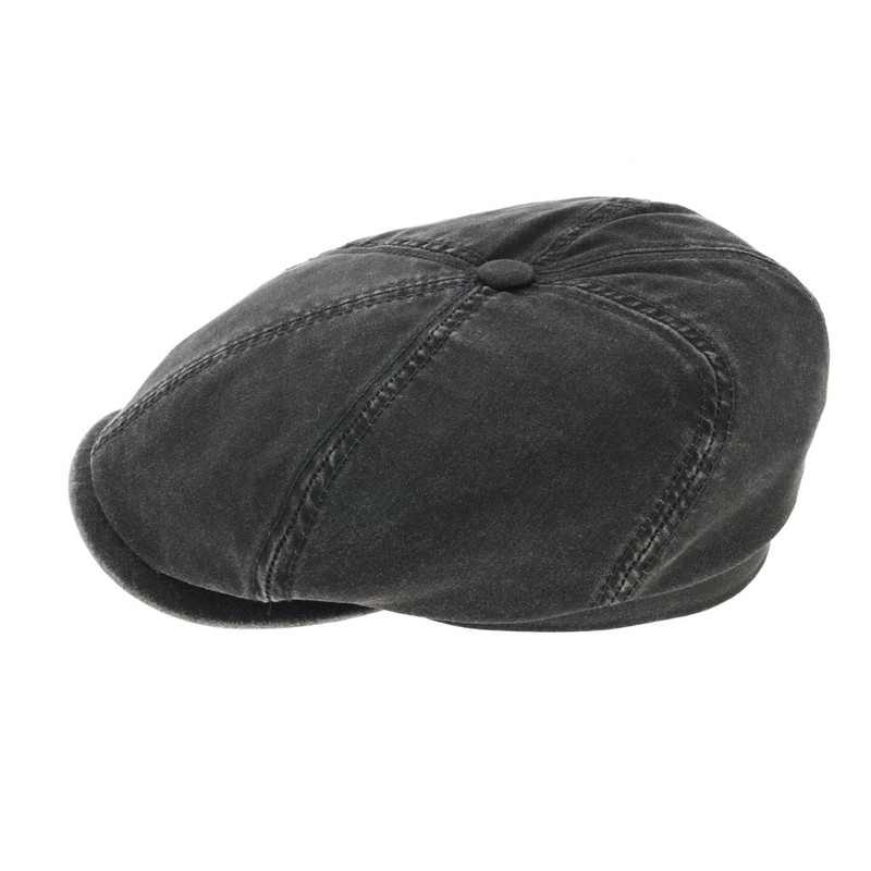 Stetson Brooklin Old Cotton Flat Cap Ivy hat (M (56-57