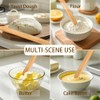 Golyhel 2 PCS Wooden Spurtle Set, 12'' Mixing Stir Stick