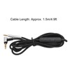 2.5mm to 3.5mm Headphone Cable with Inline Mic and Volume