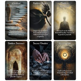 ZZBUY Spill The Beans Oracle Cards, Relationships Oracle Cards Deck with Meanings on Them, Oracle Tarot Cards for Beginner, Revealing Secrets