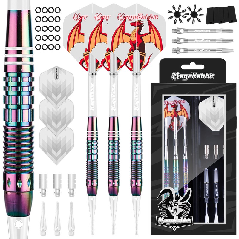 MageRabbit Soft Tip Dart Set, Copper 3 Pieces, 2BA Dart