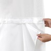 eachope 2 Pack Fabric Snap-in Shower Curtain Liner Replacement,Compatible with