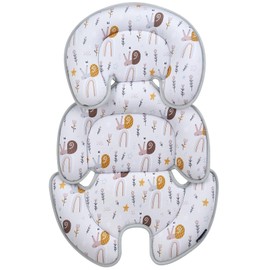 Innokids Head and Body Support Pillow Infant Car Seat Insert for Newborn to Toddler Stroller Cushion (Snail)