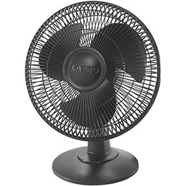 Lasko TBLE Fan 3 SPD BLK 12" BD