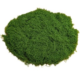 YUNXIASW Fake Moss 50g Plastic Artificial Moss Realistic Looking Faux Moss Nutural Fake Green Lichen Plants for Plant Pot Crafting Garden Patio Decoration Dark Green Floral Moss