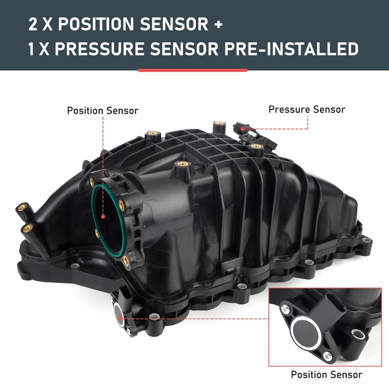 GSTP Intake Manifold with Gasket Compatible with Ram 1500 Jeep