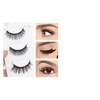 Kit de 10 pestañas con delineador de ojos LabG RT486