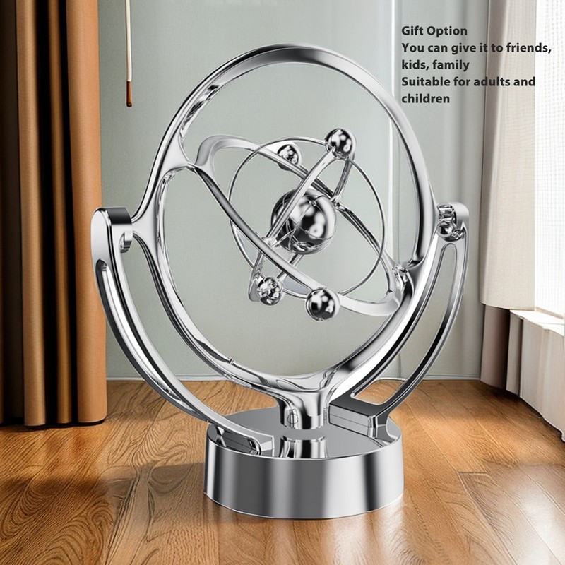 Perpetual Motion Ball Ornament Decorative USB Battery Powered Electronic Perpetual