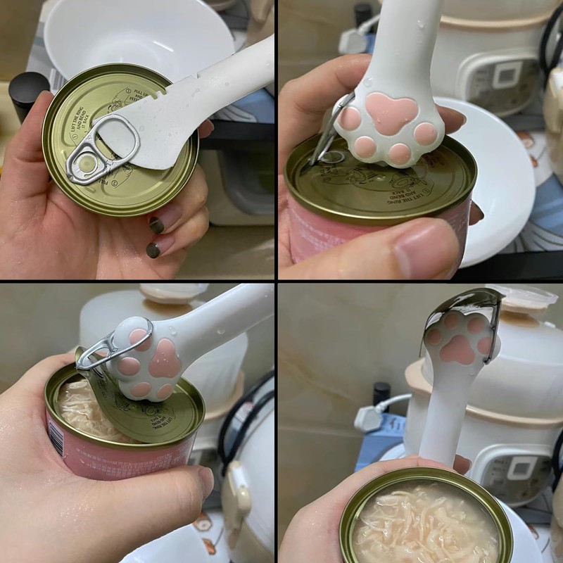 SJANE Cat Food Can Spoons & Can Lids | 4