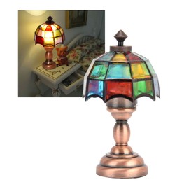 1:12 Mini luz en Miniatura de casa de muñecas, Accesorios de casa de muñecas Lámpara de Muebles Lámpara de Mesa de casa de muñecas 1:12 Iluminación de casa de muñecas DIY para casa de