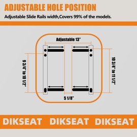 Universal Forklift Seat,Tractor Seat,Zero Turn Mower Seat with Micro Switch and Safety Belt,Adjustable Rail and Metal Handles Seat for Excavator Skid Loader Backhoe Dozer Telehandler