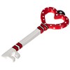 Egan Key Ceramic, White and Red, Unique