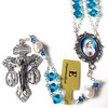 Elegantmedical - Collar con cuentas de cristal Bule y perlas