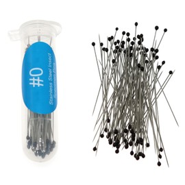 Lind Kitchen 100 piezas/lata 40 mm 0# pasadores de acero inoxidable para colección de entomología, disección y mariposas