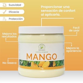 Crema Facial & Corporal De Mango Hidratante 1 Kilo Productos Mart Mexico