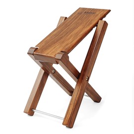 Guitar Stool Foot Rest, Adjustable Foot Stool Folded Wooden Pedal,Pedicure Foot Stool Footrest 4 Level Suitable for Guitar (Zebra)
