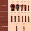 Jessup Full Makeup Brushes Set 13pcs, Professional Vegan Foundation Powder