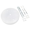 LC LICTOP White 6" Ceiling Canopy Light Kit with Hardware