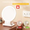 1X/20X Magnifying Mirror with Light, Double Sided Makeup Mirror with