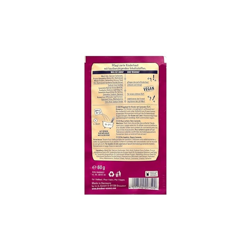 6er Pack Dresdner Essenz Pflegebad Träum gut 6 x 60g