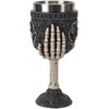 Pacific Giftware Skeleton Couple Goblet, 7-inch Height, Resin
