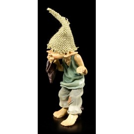 Cute Pixie Goblin Figurine Barefoot - Pssssst! | Gnome Gnome Funny