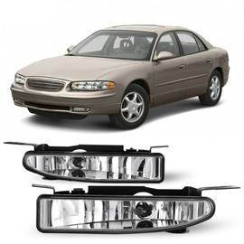 Winjet For 97-05 Buick Regal Century Fog Lights Clear Lens Bumper Driving Lamps PAIR